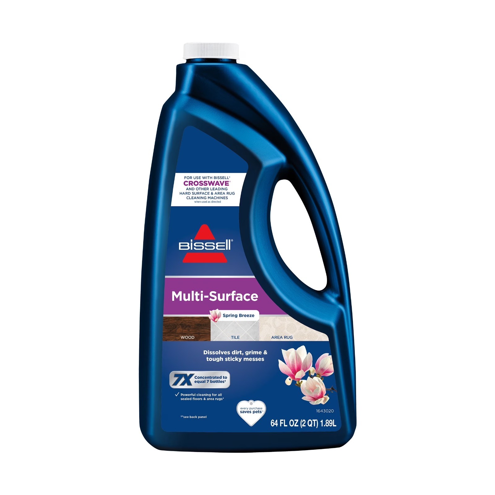 BISSELL Mulit Surface Cleaner Spring Breeze Scent, floors and rugs pet safe 64oz gallery