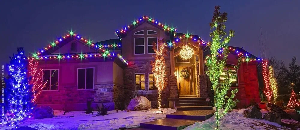 New Wyzworks LED Rope Lights 150' Multi Color Indoor Outdoor 110V gallery