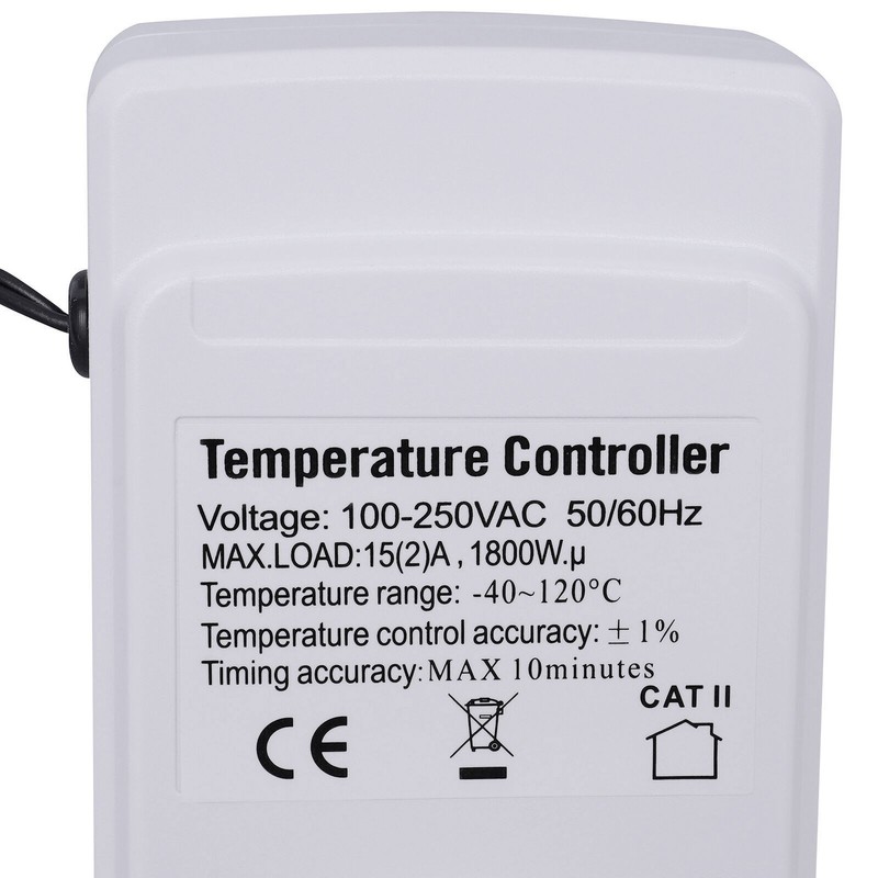 Digital Temperature Controller thermostat temp control Outlet Heater AC100-250V gallery