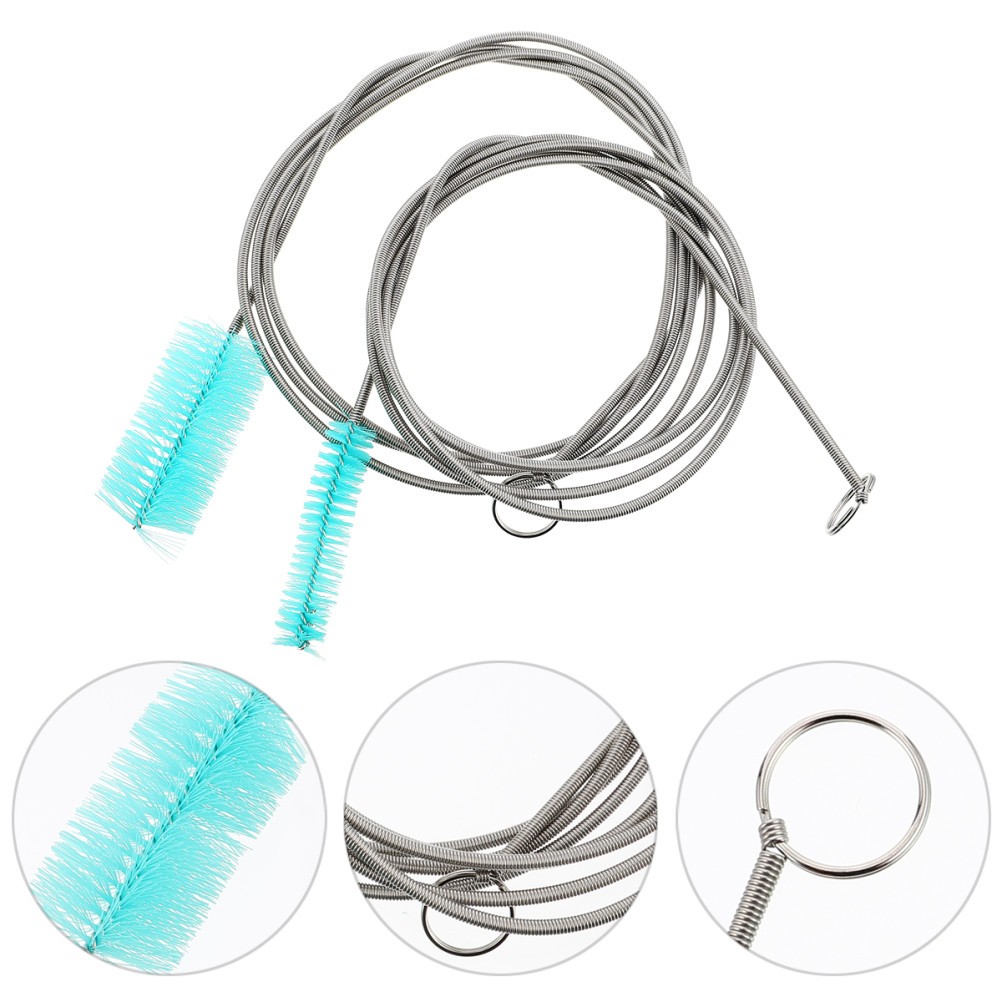 1 Set /2pcs Cleaning Brush Water Pipe Brush Fish Tank Inlet Outlet gallery