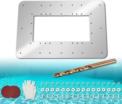 Pool Skimmer Wall Repair Panel Kit – Wide Mouth Above Ground