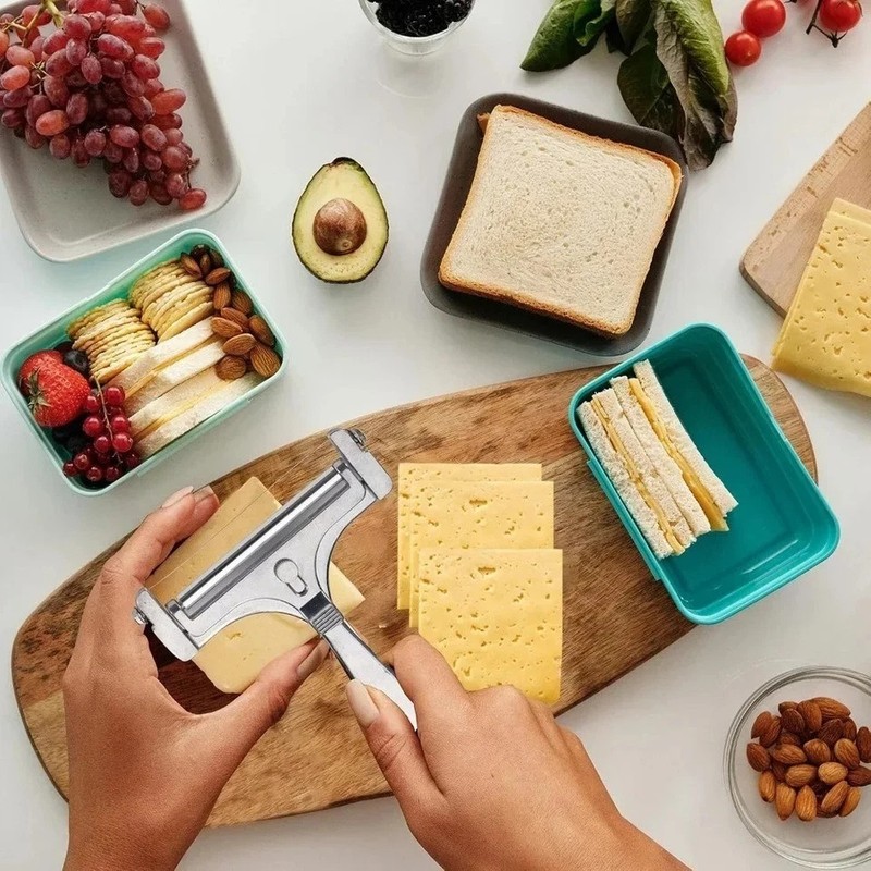 Stainless Steel Adjustable Cheese Slicer Wire Cutter for Thick or Thin Slices gallery