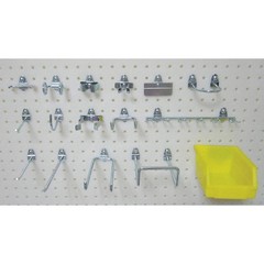 GRAINGER APPROVED 5TPF5 Pegboard Hook Assortment Kit 5TPF5
