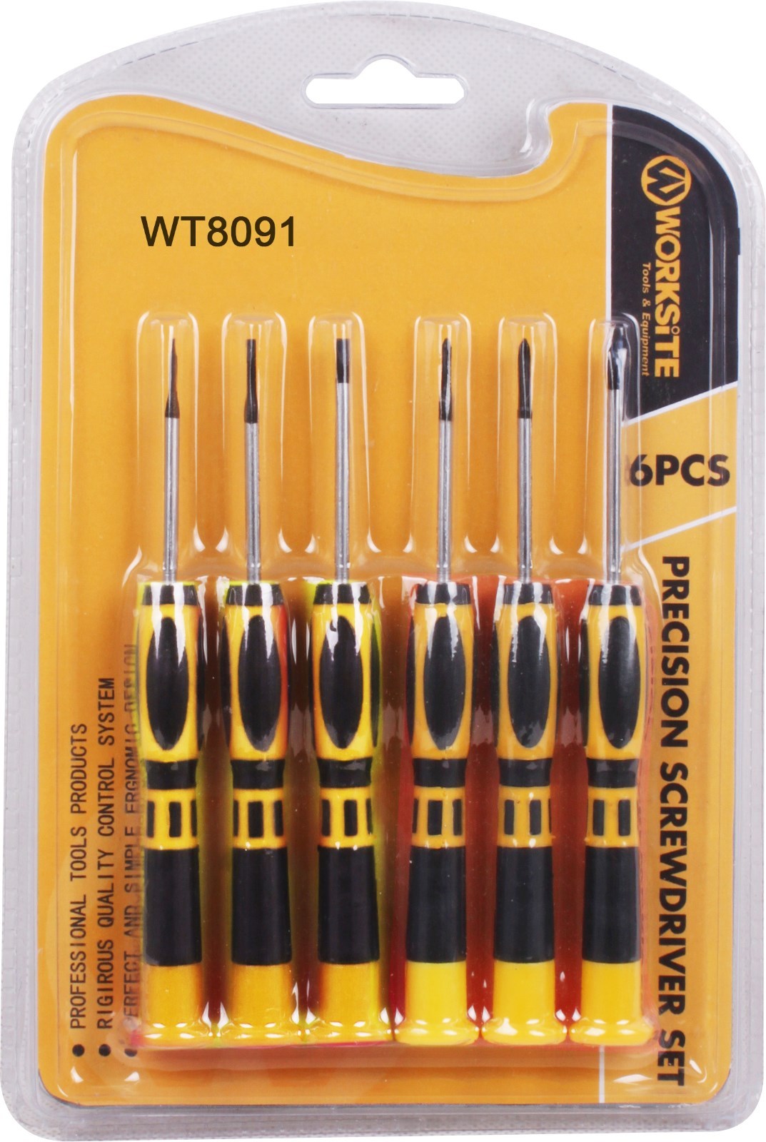 Worksite WT8091 Pro. 6pcs Precision Screwdriver Set Repair Tool gallery