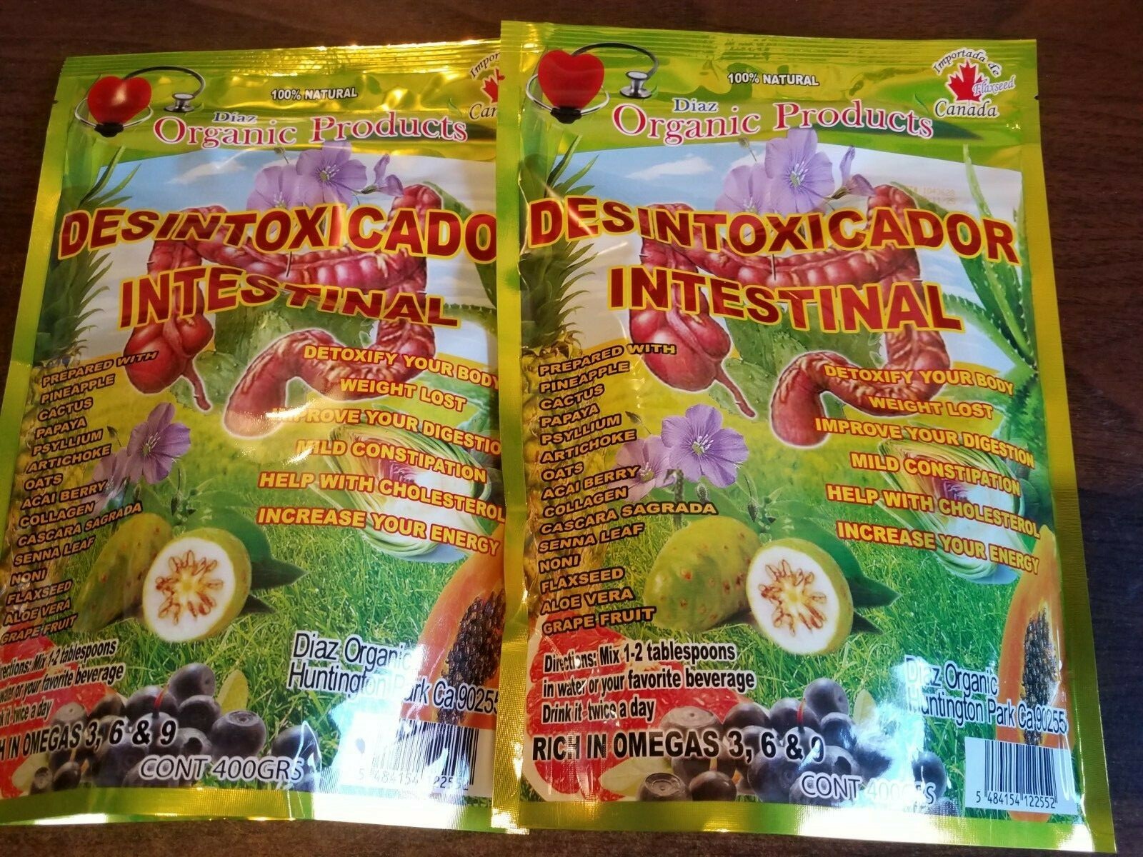 2 PACK INTESTINE DETOXIFY ORGANIC PRODUCTS 100 % NATURAL NEW FRESH 02/2025 15 OZ gallery