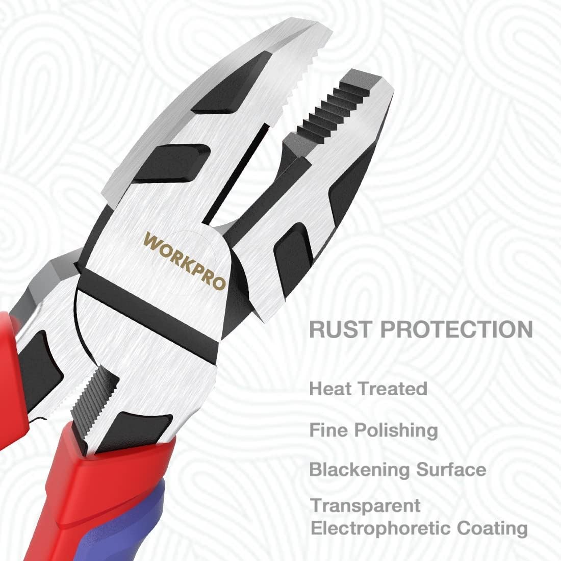 8 Inch Linesman Pliers for Electrical Work, Cutting Twisting Wires, Gripping gallery