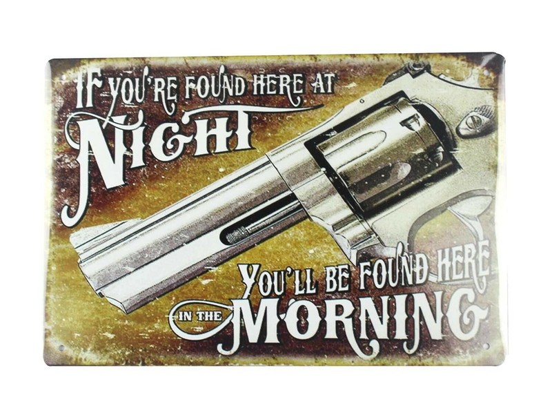 Found Here at Night Will Be Found Here Morning outdoor wall art gallery