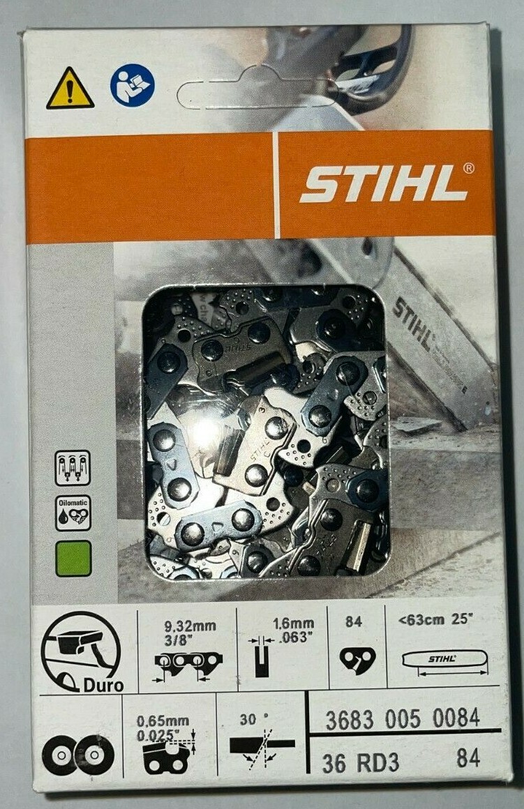 36RD3 84 STIHL NEW CARBIDE CHAINSAW CHAIN SAW 24 in. 3/8 063 84 25 INCH BLADE gallery