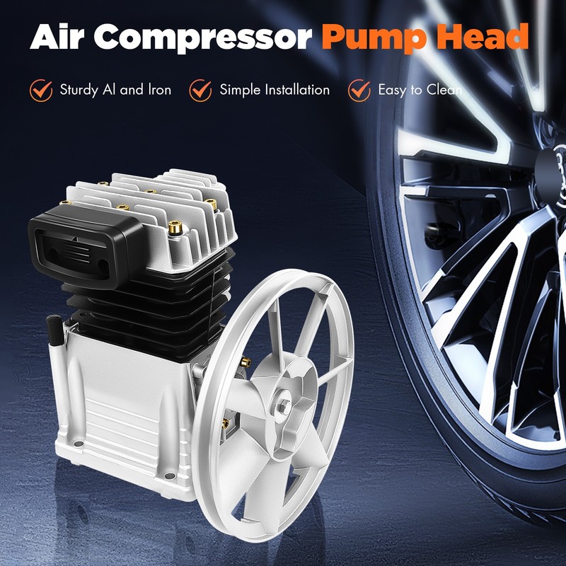 Air Compressor Pump Head Single Stage Twin Cylinder Air Compressor Pump Head US gallery
