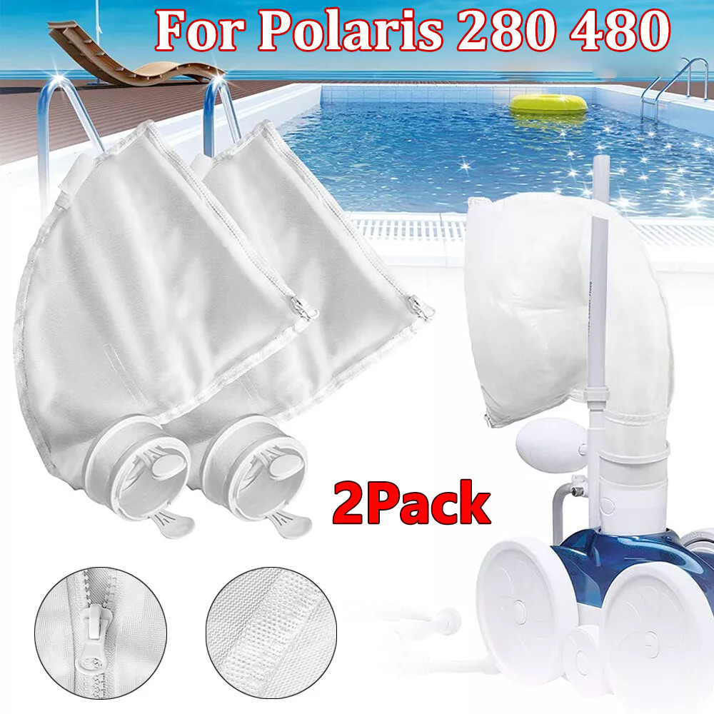2 Pack Pool Cleaner Bags All Purpose Filter Bag for Polaris 280 480 Part K13 K16 gallery
