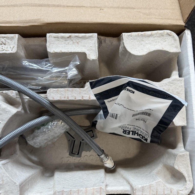 Kohler 72759-SN Artifacts Widespread Bathroom Faucet w/o Handles, Pop-Up Drain gallery