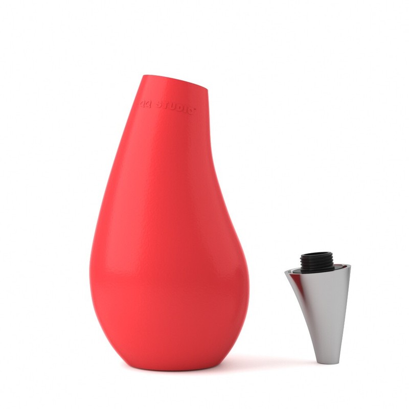 QQ-Studio Red Soft Silicone Squeezable Liquid Hand Soap Wash Dispenser 1pc gallery