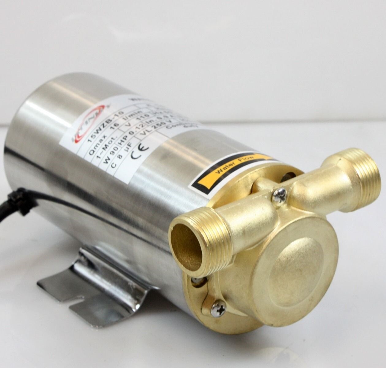 Self Priming 90W Automatic Shower Washing Machine Water Booster Pump Stainless gallery