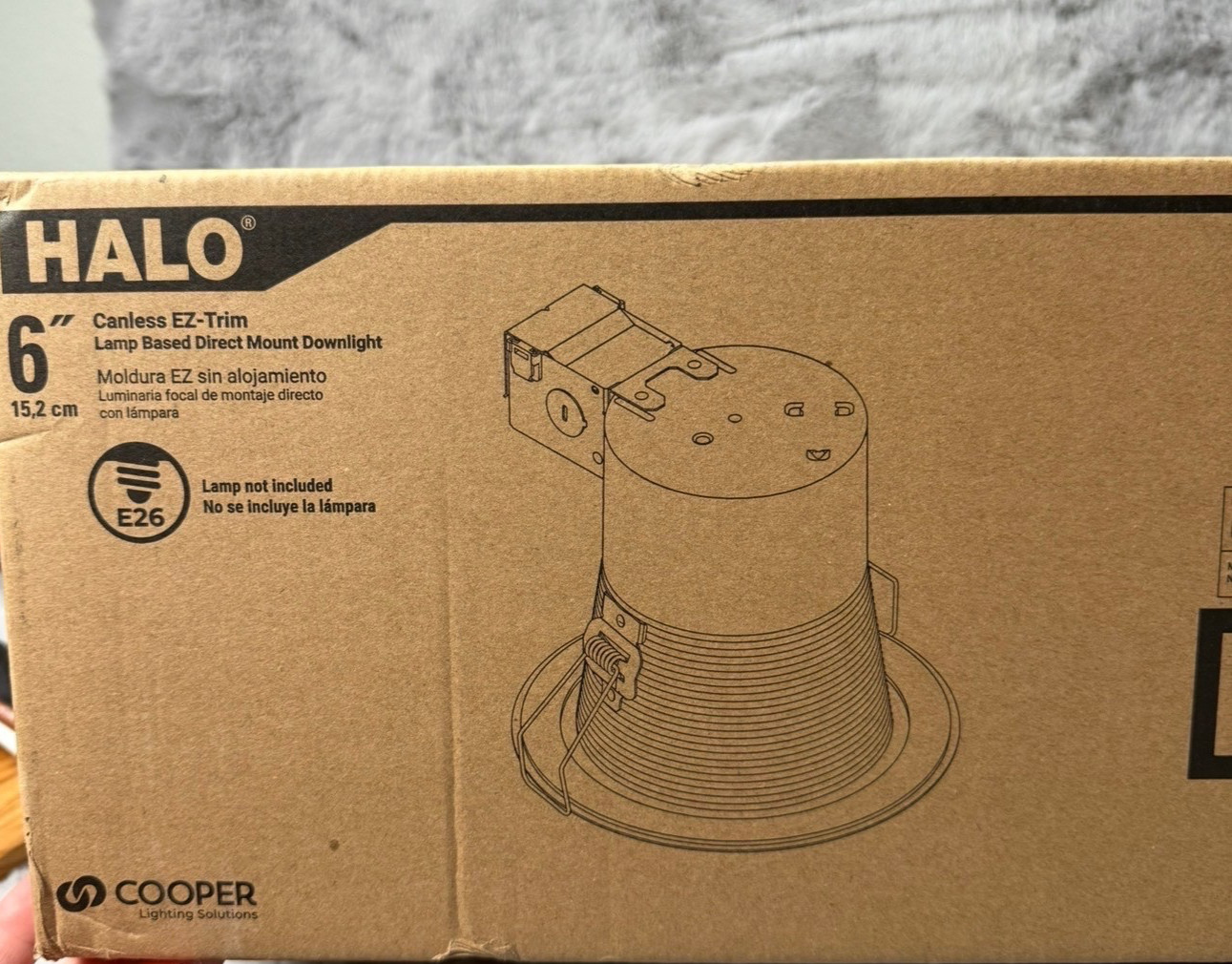 (4 Pack) HALO 6" LED Lamp Based Direct Mount Recessed Light Canless EZ-Trim gallery