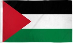 “PALESTINE” flag 2×3 ft polyester banner sign Palestinian Middle East