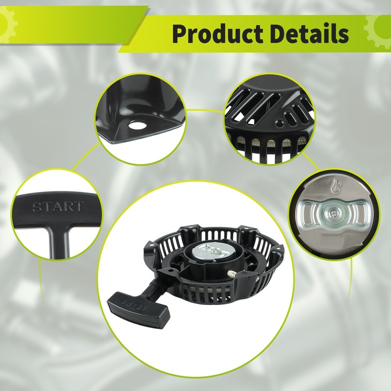 Black Recoil Pull Starter For Craftsman 196cc 208cc CMXGGAS030799/CMXGGAS030729 gallery