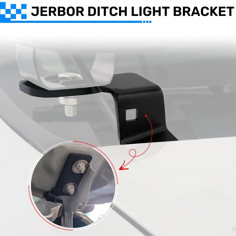 Dodge Ram 2500 3500 Ditch Light Mount Brackets for 20192024 LED Pods gallery