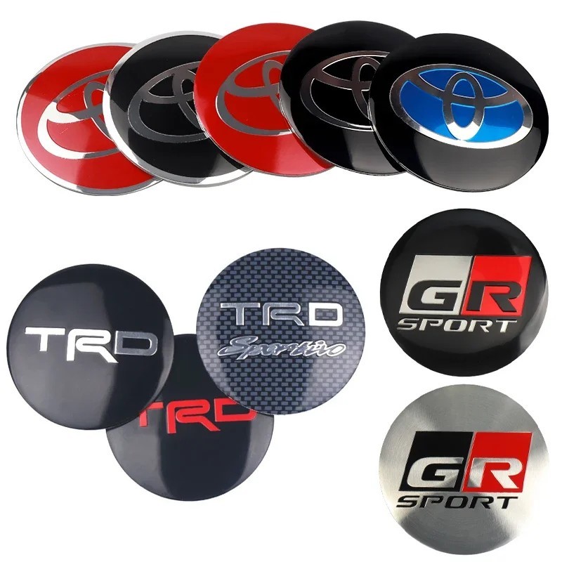 4pcs 56mm Car Styling Wheel Center Hub Caps Stickers Badge Emblem Decoration Dec gallery