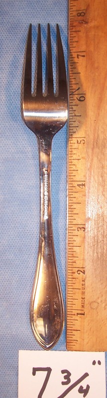 3 WALLACE AMERICAN TRADITION Dinner Place Set Forks 18/10 Stainless Steel Silver gallery