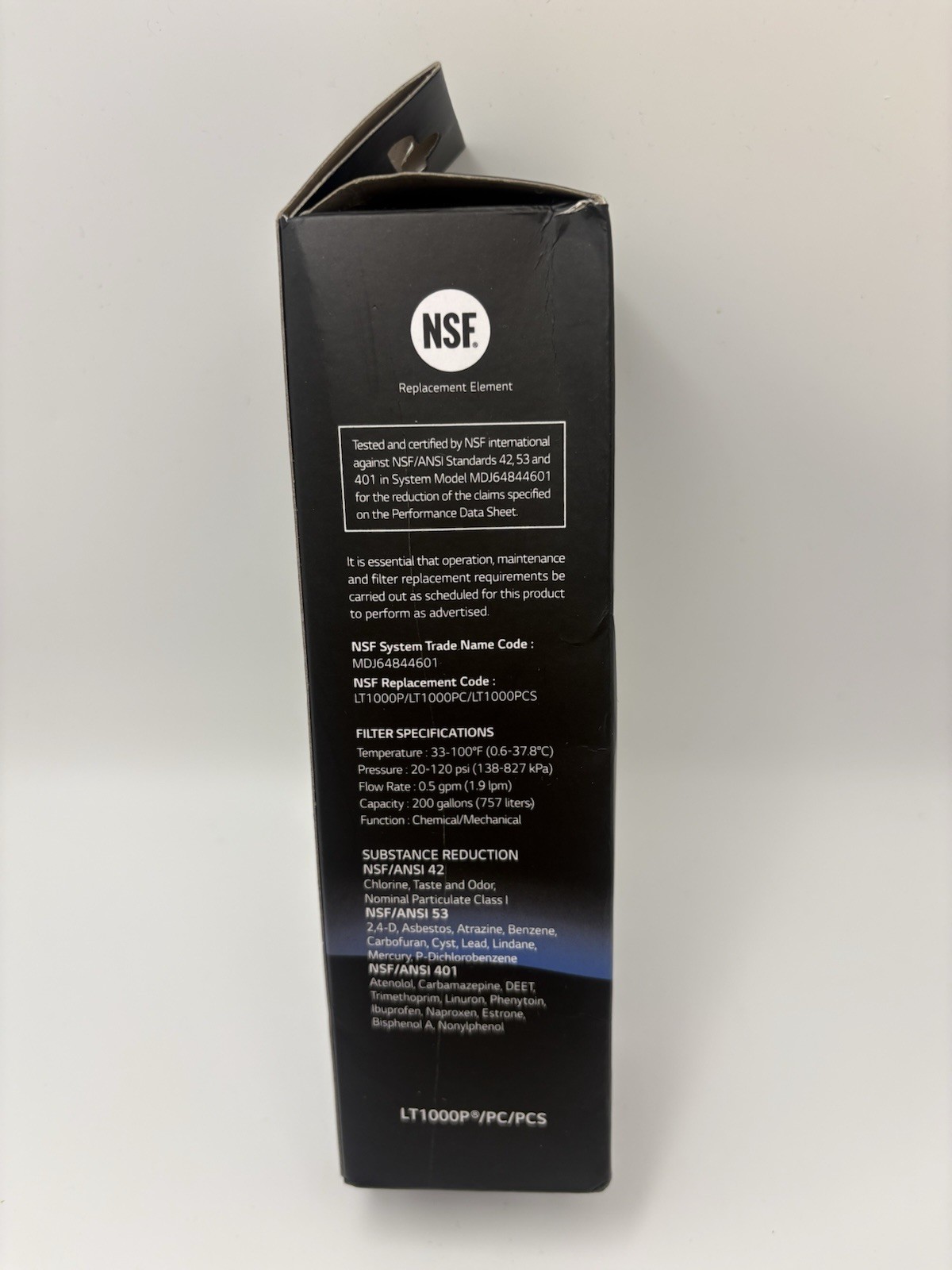 LG LT1000P Water Filter Replacement Cartridge LT1000PC/PCS - NSF gallery