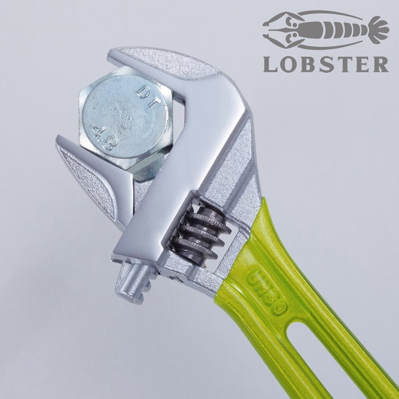 LOBTEX LOBSTER Hybrid Monkey Adjustable Wrench 200mm 8in UM30 Made in Japan gallery
