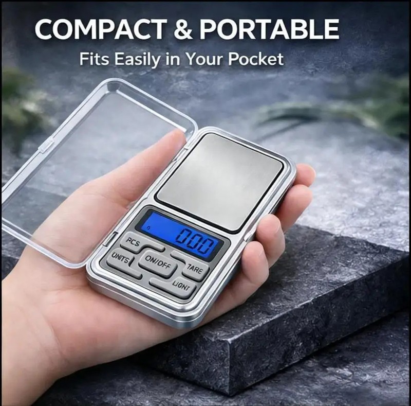 Mini High Precision Pocket Scale 500g/0.01g, Digital Scale... gallery