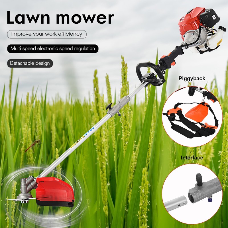 5-in-1 Multi-Functional Trimming Tools Gas Hedge Trimmer 52CC Weed Eater Cutter gallery