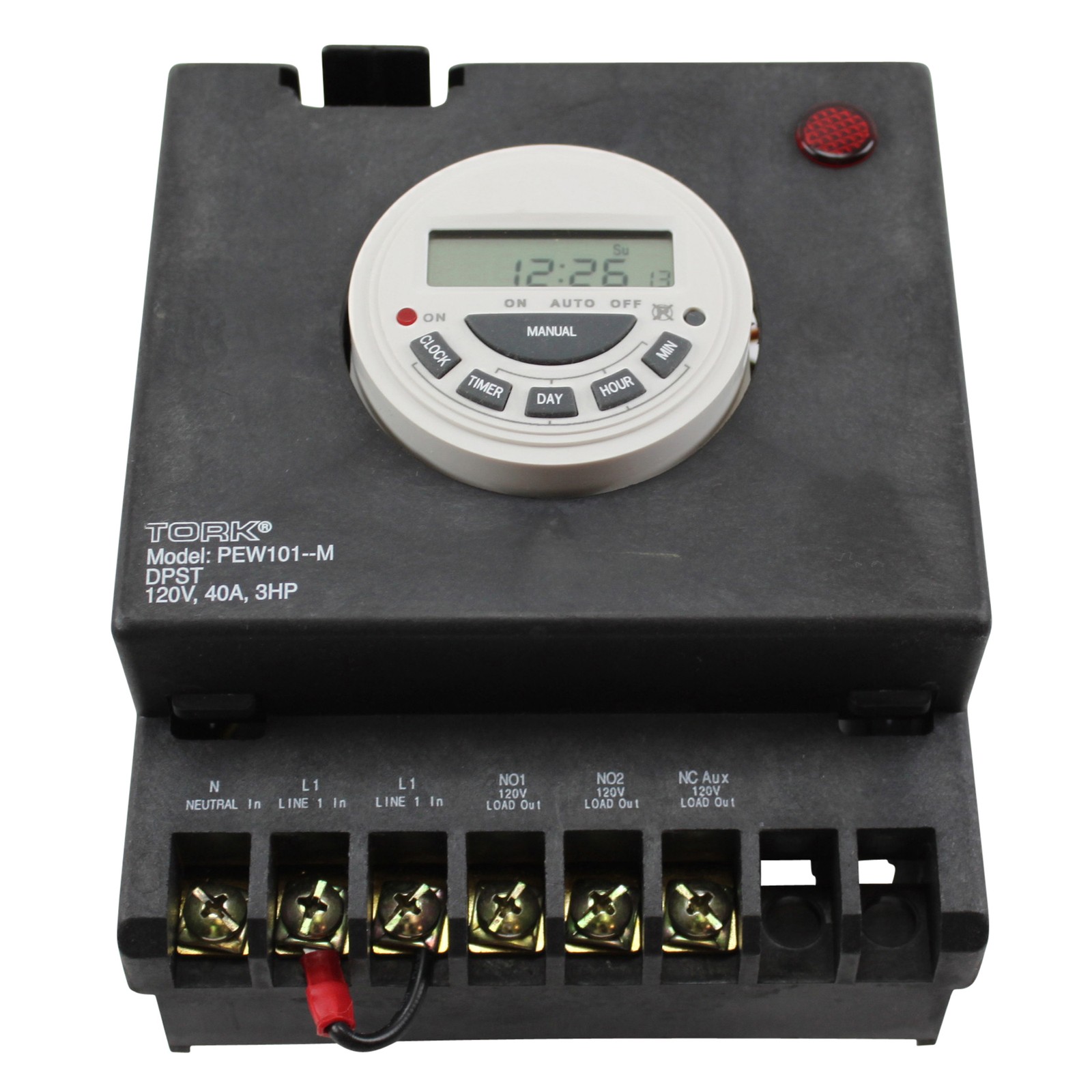 TORK NSI PEW101-M PEW DIGITAL TIME SWITCH FOR POOL SPA CONTROL 24 HOUR 7 DAY NIB gallery