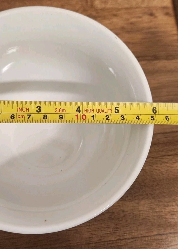 2 Pottery Barn White Ceramic Medium Sized Heavy Duty Mixing Bowl Oven to Table gallery