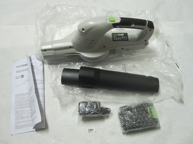 Narbell NT30001 Lightweight Cordless 20V Leaf Blower +battery + Charger New gallery