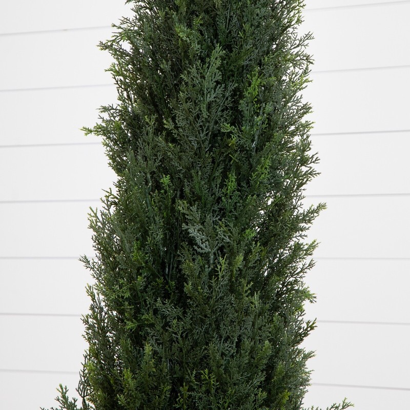 9’ Topiary Cedar Pine Artificial Tree Home Decor UV Indoor/Outdoor. Retail $349 gallery