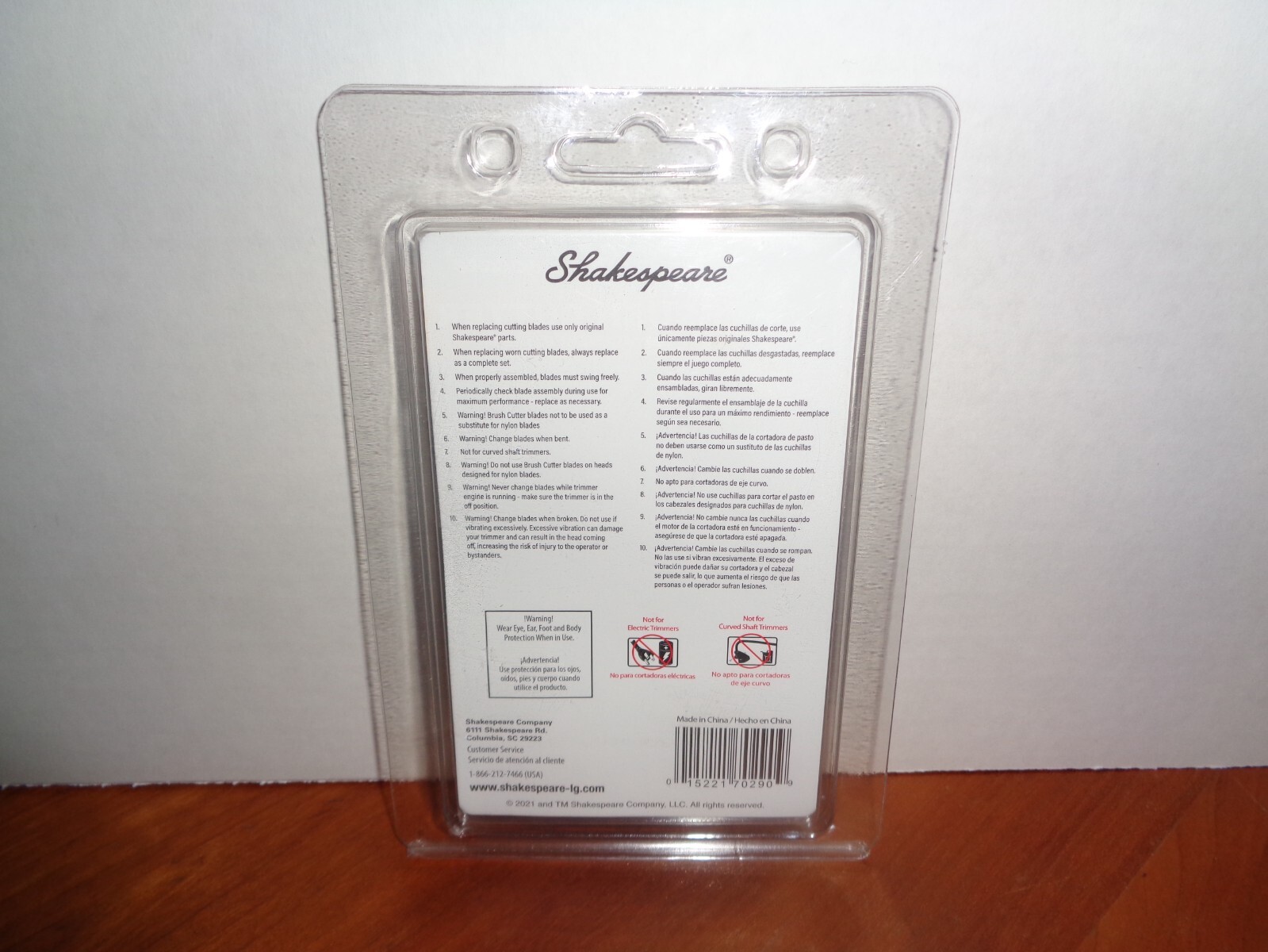 Shakespeare Replacement Metal/Plastic Brush Cutter Blades Push-N-Load 3 Pack gallery