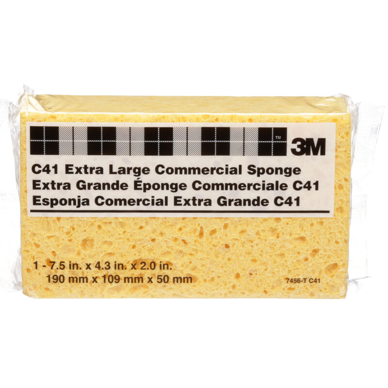 3M C41 Commercial Multi-Purpose Heavy Duty Cellulose Sponge 4.375 W x 7.5 L in. gallery