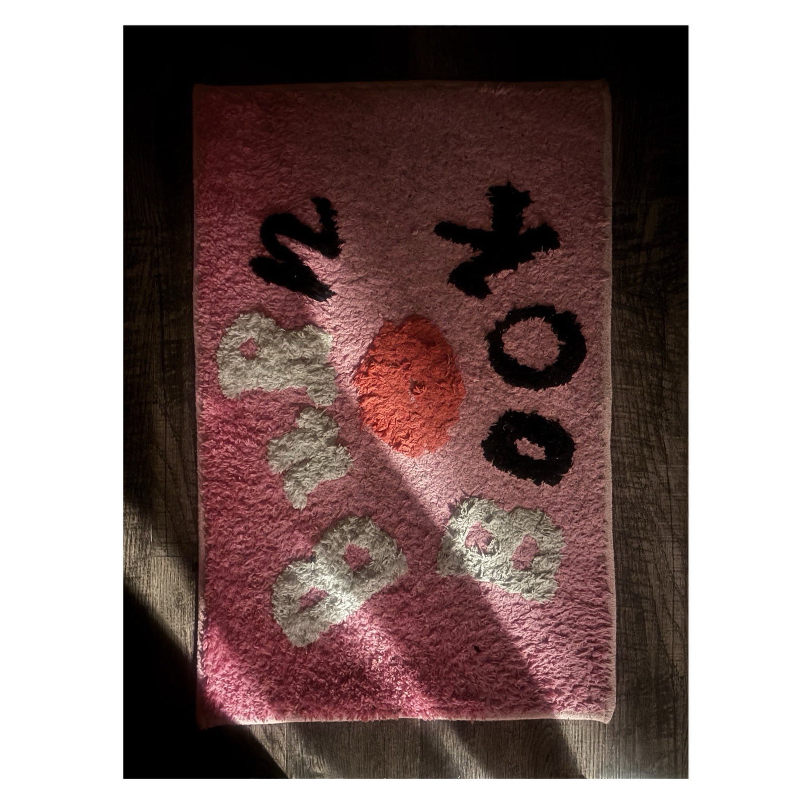 2x3 ft Pink Tufted Area Rug Polyester Anti-Slip Machine Washable “Burn Book” gallery