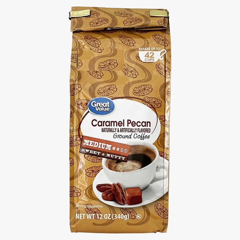 Great Value Medium Roast Ground Coffee, 12 oz Bag French Vanilla & 4 more gallery