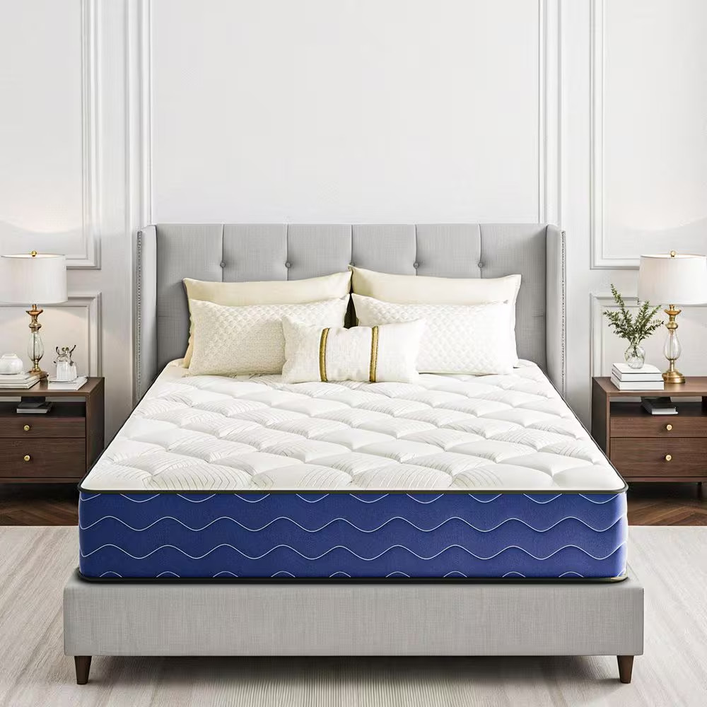 QUEEN Size Firm Memory Foam 12 In. Motion Isolation Innerspring Mattress gallery