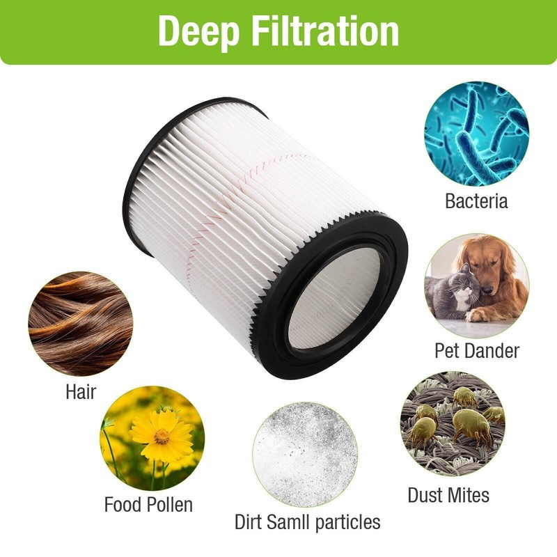 2X 17816 Filter Replacement For Craftsman For Shop Vac Wet Dry Vacuum Washable . gallery