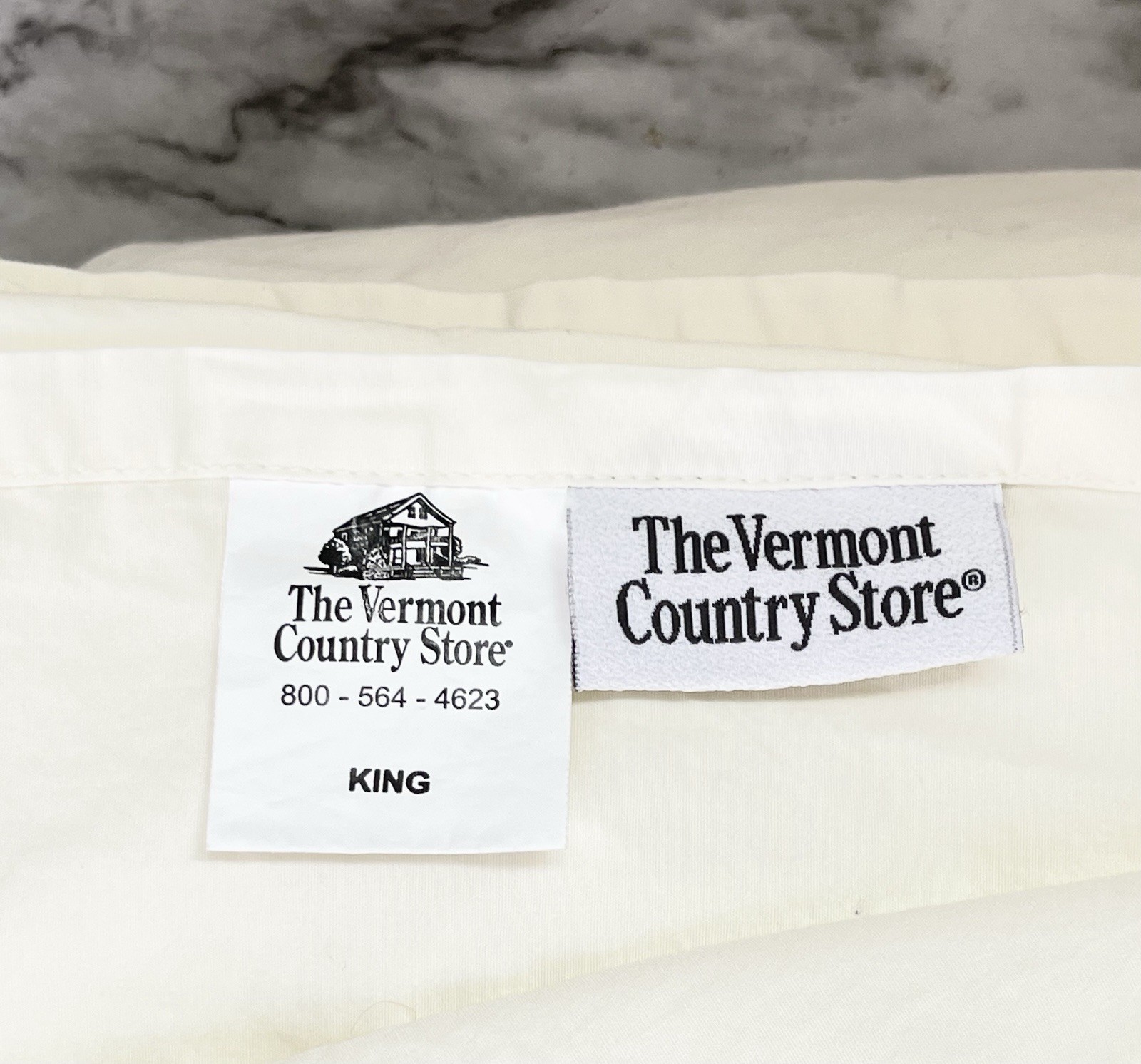 The Vermont Country Store Sheet Set King Ivory 4 Piece 100% Cotton gallery