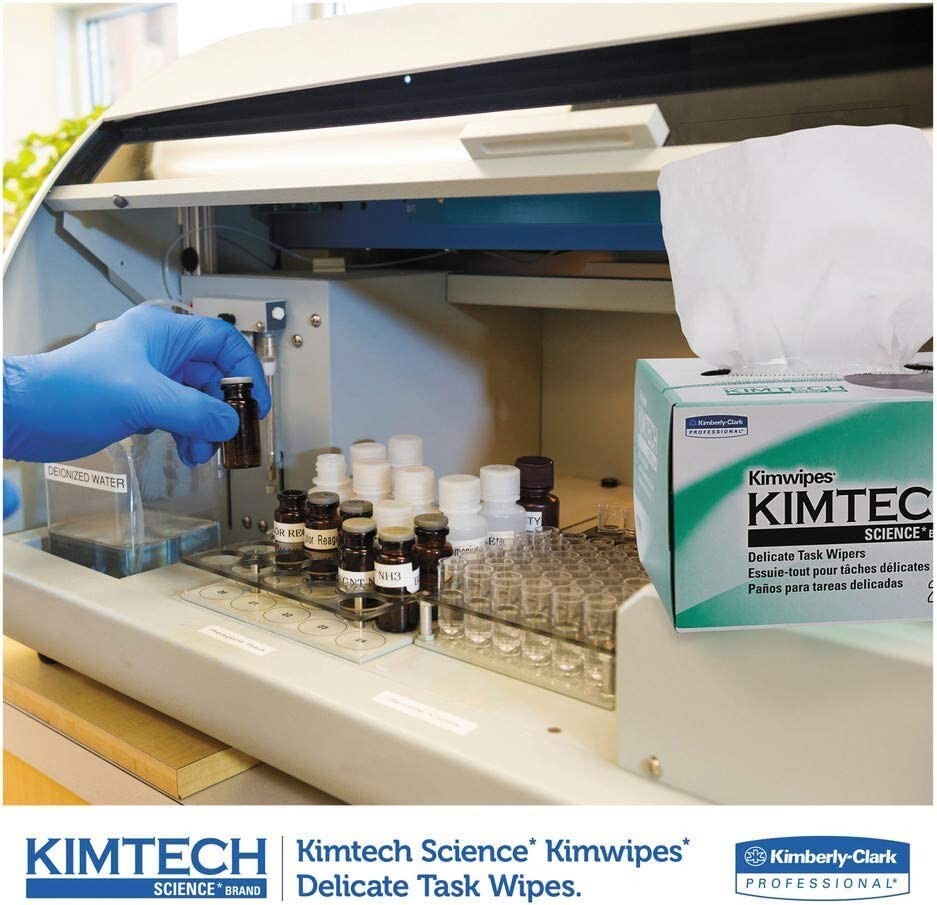 Kimtech Science KimWipes Delicate Task Wipers 34155 WHITE 1 Box of 280 Wipes NEW gallery