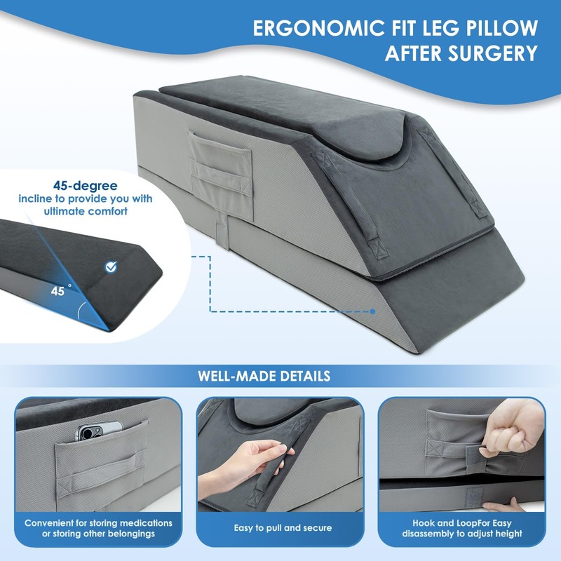 Kehangte Leg Elevation Pillows For After Surgery4-Height Adjustable Leg gallery
