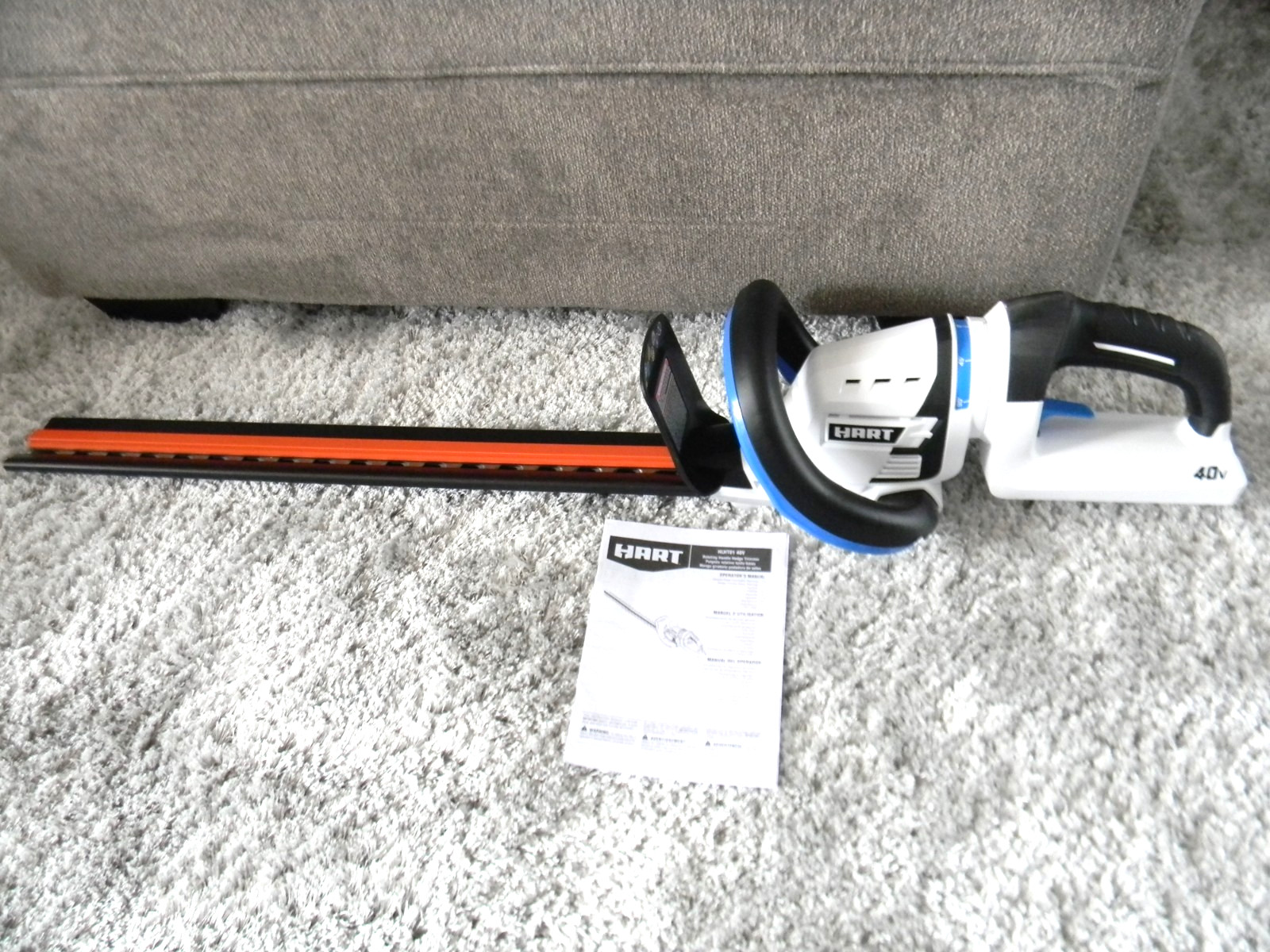NEW HART 40-Volt 40V 24-inch Cordless Hedge Trimmer - Tool Only gallery