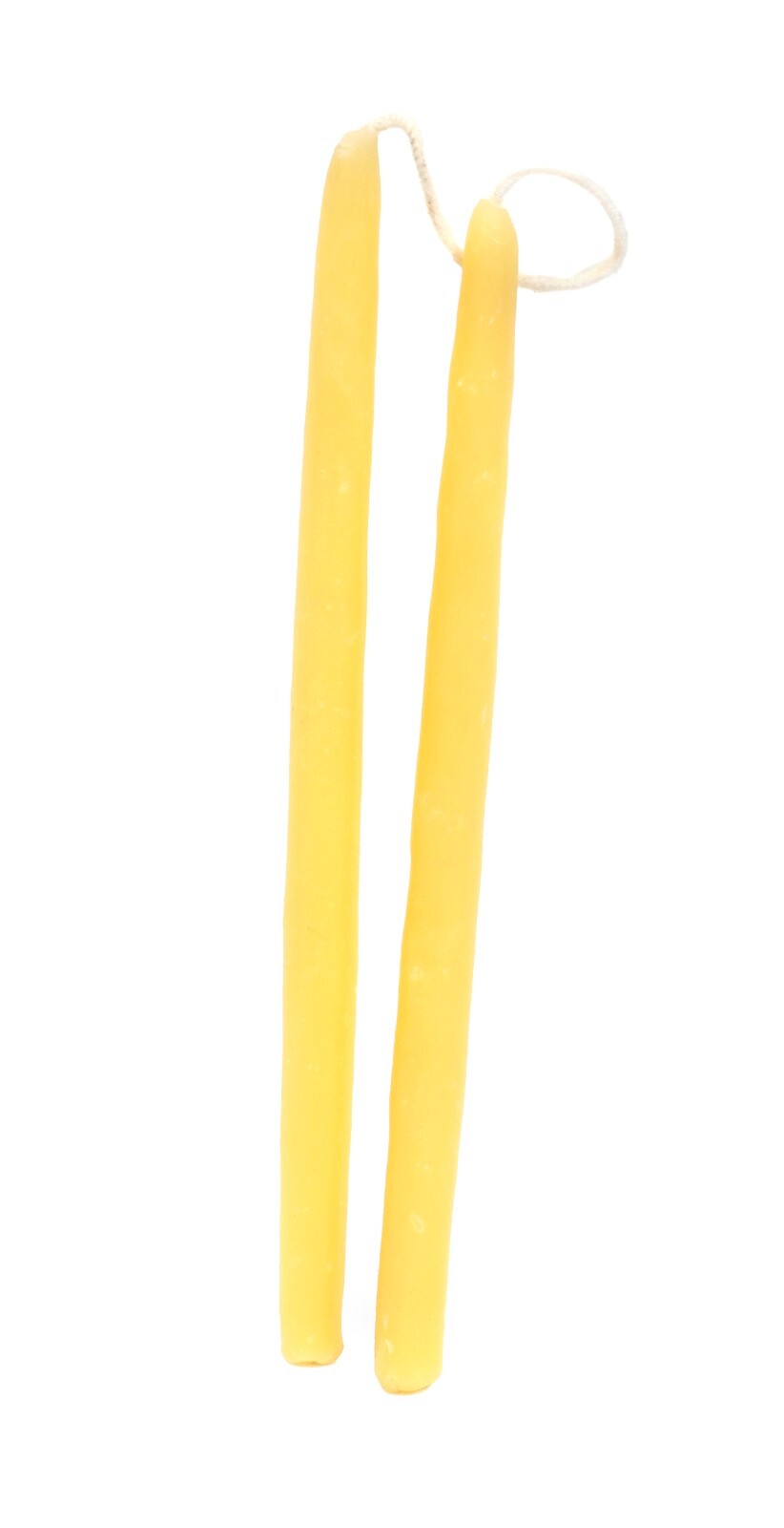 100% Pure Beeswax Dipped Hanukkah, Orthodox Church or Birthday Candles, 8" or 6" gallery