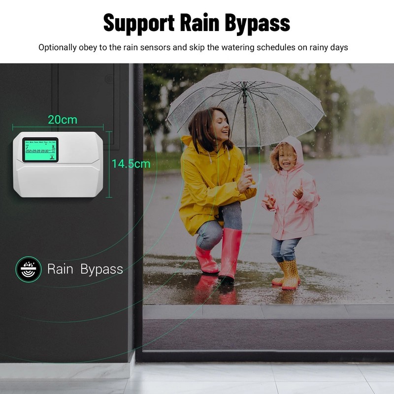 Lawn Smart Sprinkler Controller Watering Timer 8 Stations WiFi Irrigation System gallery