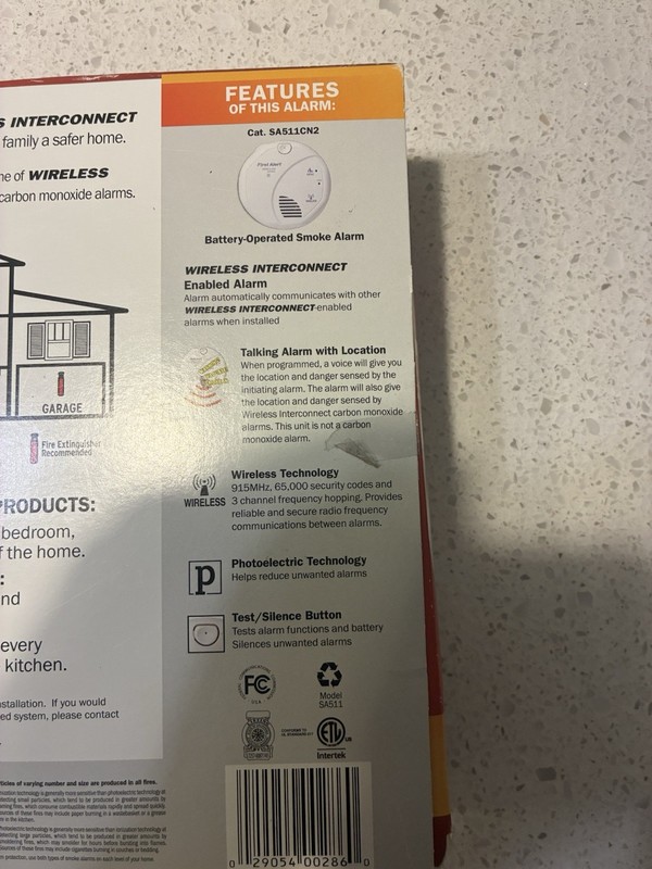 First Alert SA511CN2-3ST Wireless Interconnect Battery Operated Smoke Alarm gallery