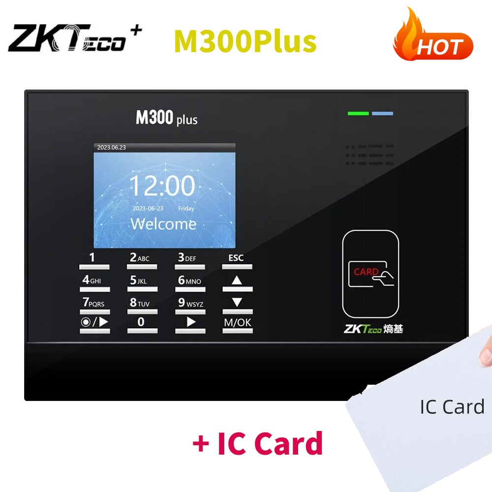 ZKteco M300Plus Time Attendance Terminal Punch Clock System With IC Card gallery