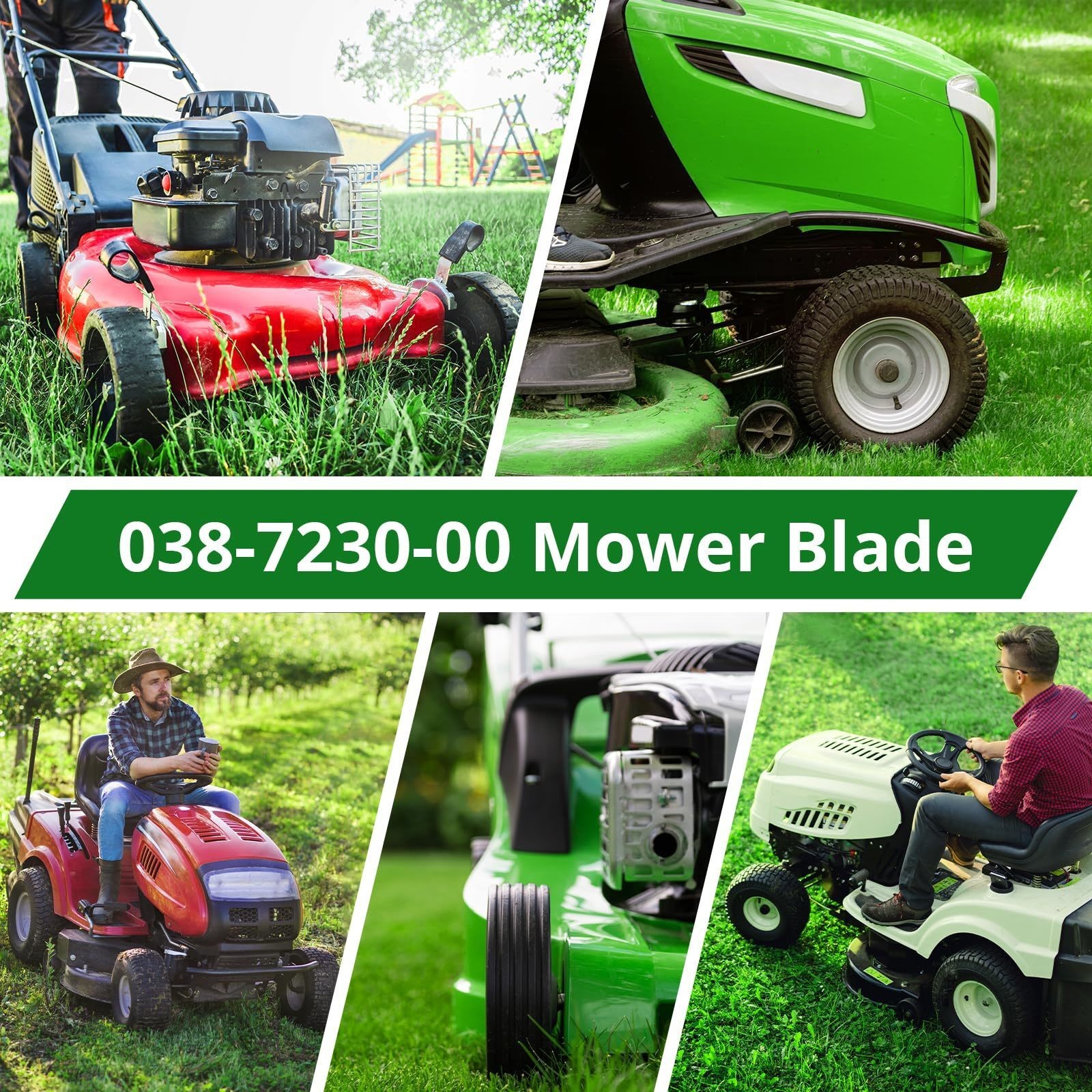 (3) Lawn Mower Blades Fits Bad Boy Models 038-7220-00, 038-7230-00 gallery
