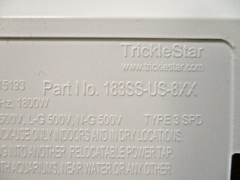 TrickleStar 183SS-US-8XX Motion Sensor PowerStrip 1800W S9P835B300 gallery