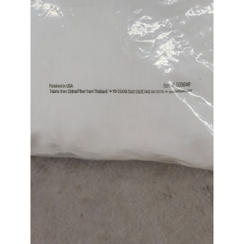 Soft Stuff Premium Pillow Insert 12x12 White Square Polyester Fiber Fill gallery