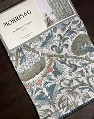 William Morris & Co LODDEN Shower Curtain Cotton 72” Cottage NEW!!! BEAUTIFUL!