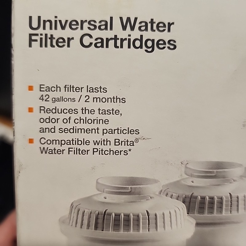 NEW HDX Water Pitcher Universal Replacment Water Filter Cartridges 8-Pack gallery
